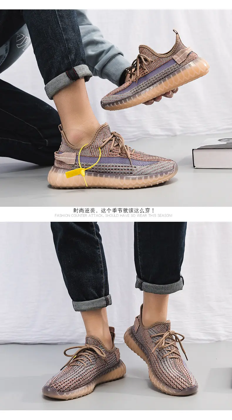 Breathable fashionable running sneakers, soft sole — chobi 19