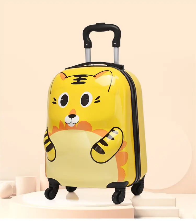 Cartoon universal cute three dimensional suitcase, 18 inch, 3D — chobi 23