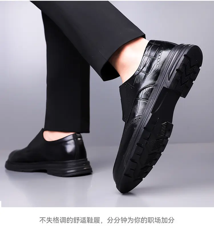 (Wholesale), men's classic suit jacket, fashionable casual footwear, comfortable shoes for work and office — chobi 20