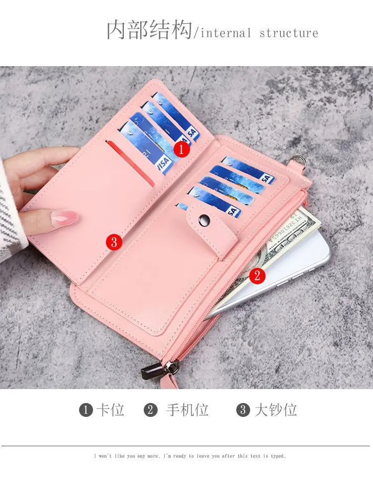 Wallet, shoulder bag, capacious card holder, universal coins, Japanese and Korean — chobi 4