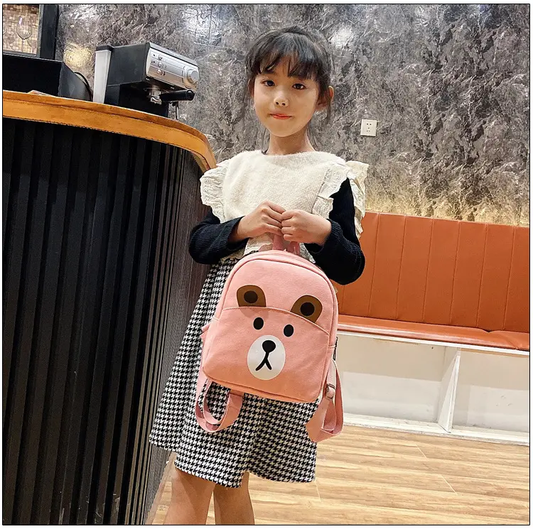 (Wholesale), cartoon hairpins, school bag for early age for men and women girl's, cute children's backpack, 2-5 years, early education — chobi 17
