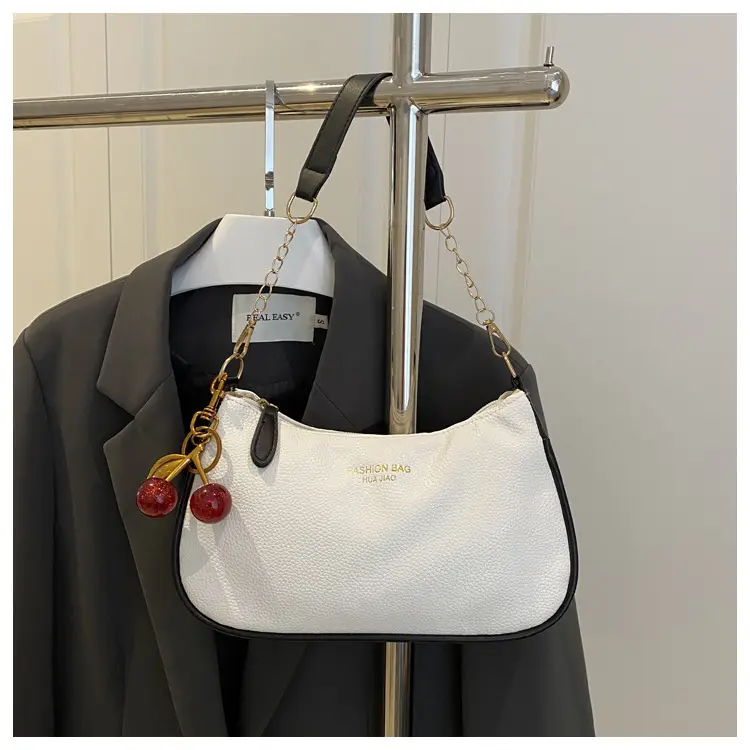Fashionable trend solid color underarm bag, shoulder bag, one-shoulder bag, purse — chobi 24