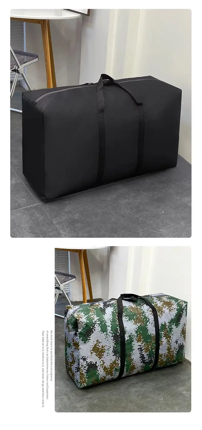 Big capacious handheld storage bag, travel bag for moving, pack, direct factory sales — chobi 14