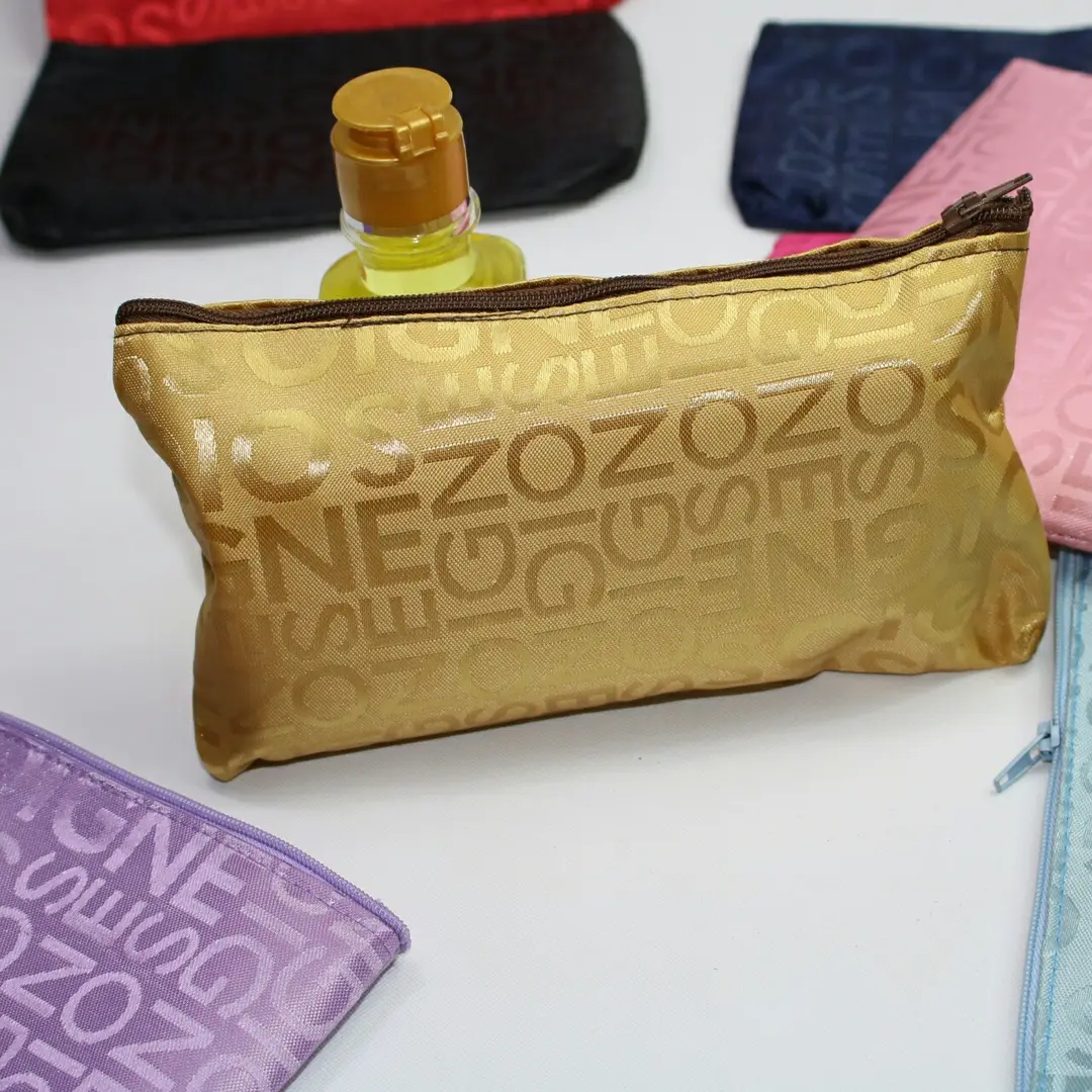 Cosmetic bag, storage system, wallet, hand loop bag, small clutch bag with zipper, cosmetic lipstick, South Korea — chobi 23