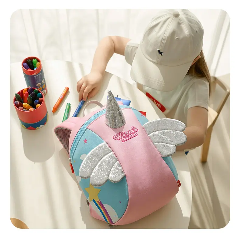 (Cross-border trading), children's school bag for early age, cartoon backpack to go out for traveling, 1-3-6 years, worn on the shoulder — chobi 21