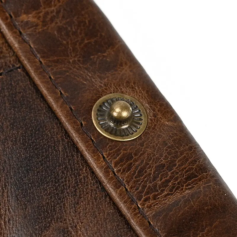 Retro leather wallet for leisure, Amazon, genuine leather — chobi 26