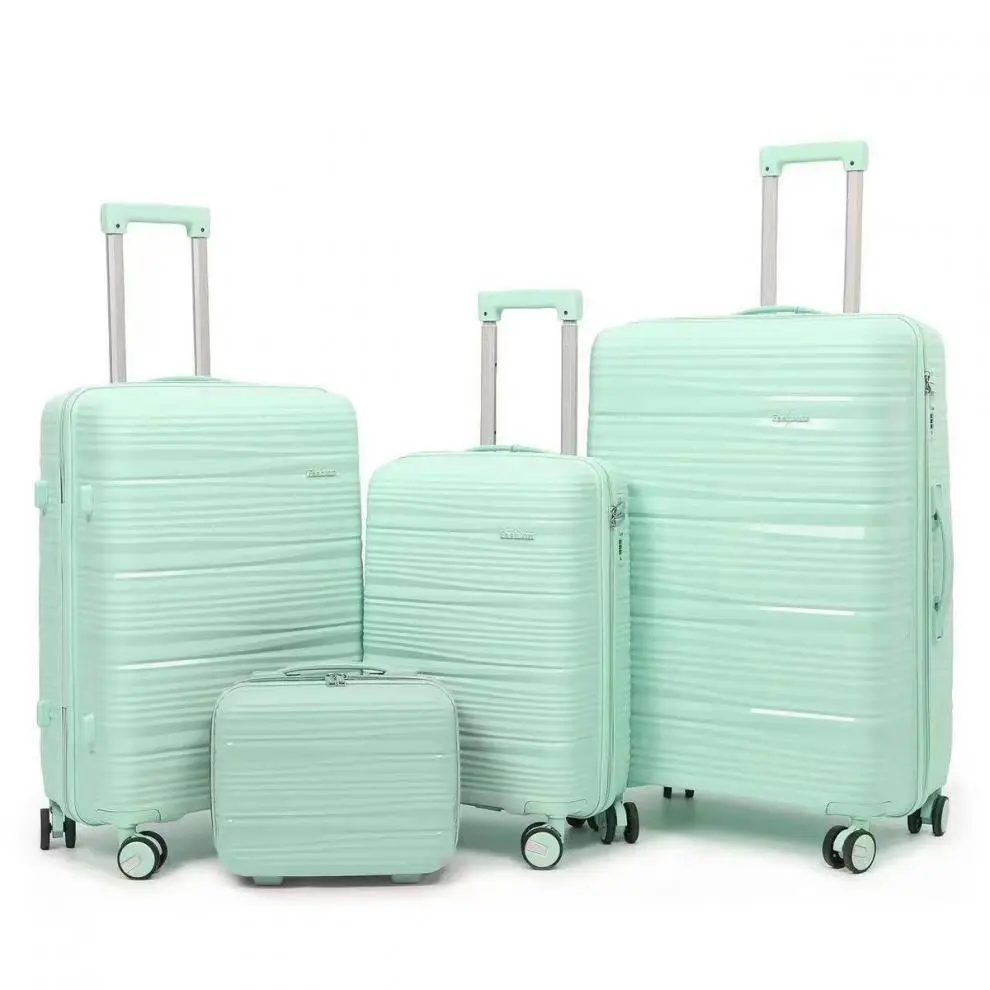 (Cross-border trading), universal ultra light capacious suitcase on wheels with zipper — chobi 11