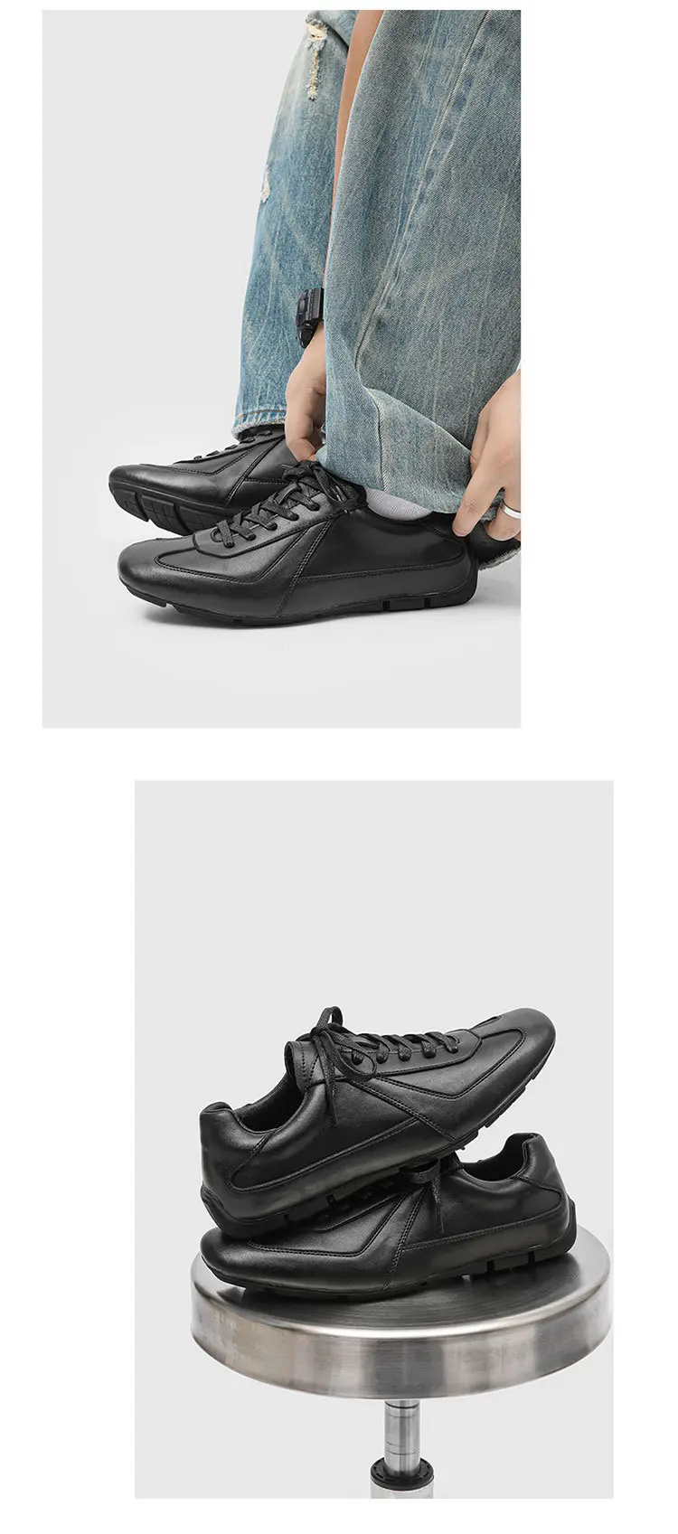 Loafers for work and office English style, GAT shoes, sneakers, British style — chobi 9