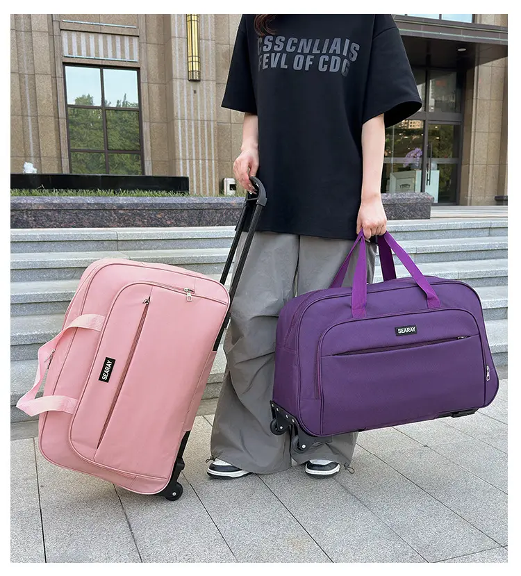 Suitcase, handheld capacious foldable travel bag for men and women — chobi 1