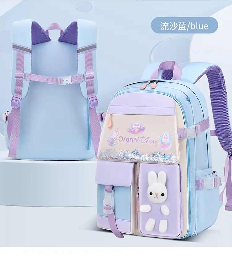 (Wholesale), school bag, capacious shoulder bag, water repellent children's backpack — chobi 19