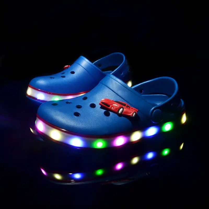 (Cross-border trading), (Wholesale), children's summer Crocs-style slippers, sandals, beach footwear — chobi 9