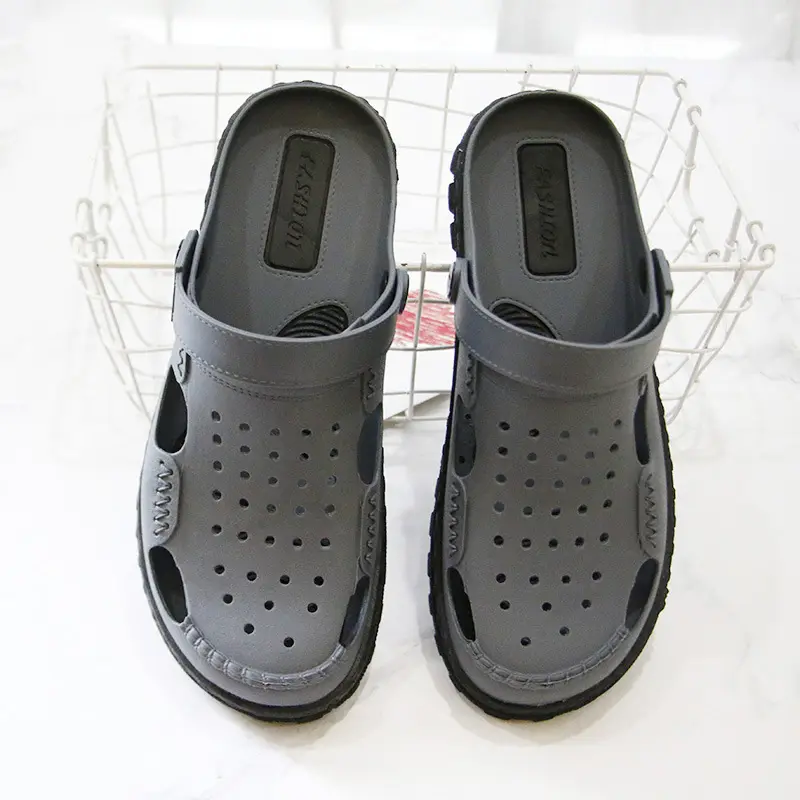 Vietnamese style Wentu slippers WENTU sandals dual-purpose shoes men's fashion outdoor and indoor two-color mesh holes — chobi 4