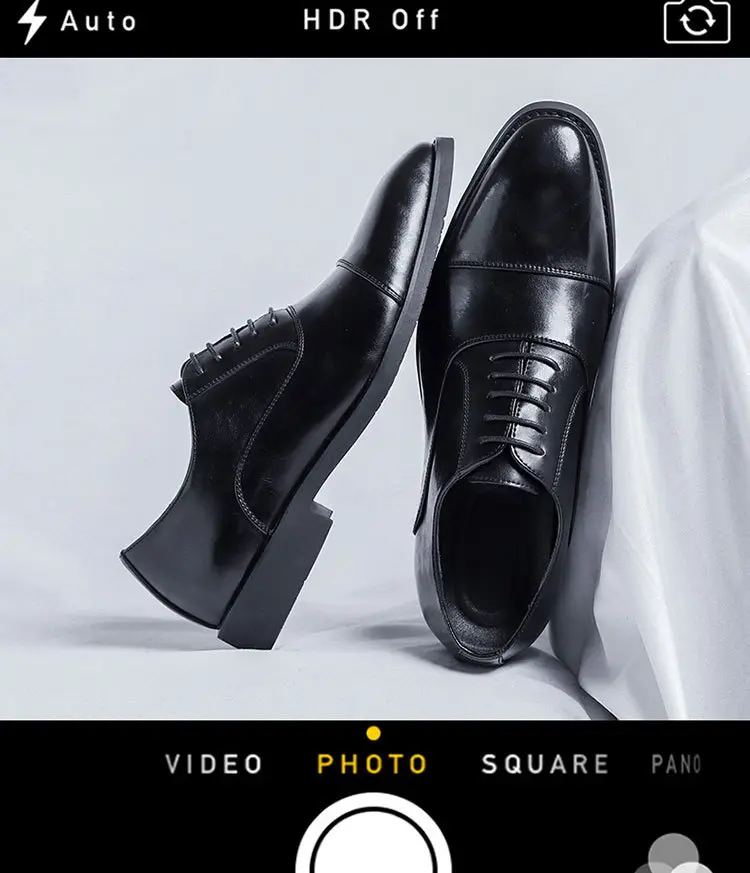 Three-knot men's leather shoes business casual dress men's shoes British supers shoes male groom wedding shoes 8038-r — chobi 3