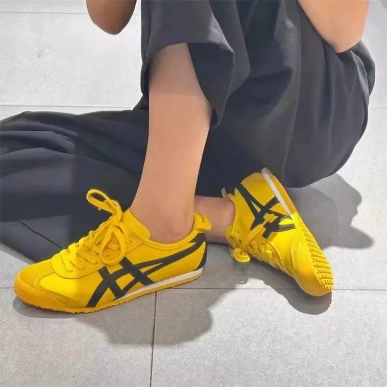 Cross-border Onizuka official website onslaught tiger flagship men's and women's one-step lazy moral training Forrest Gump white shoes — chobi 18