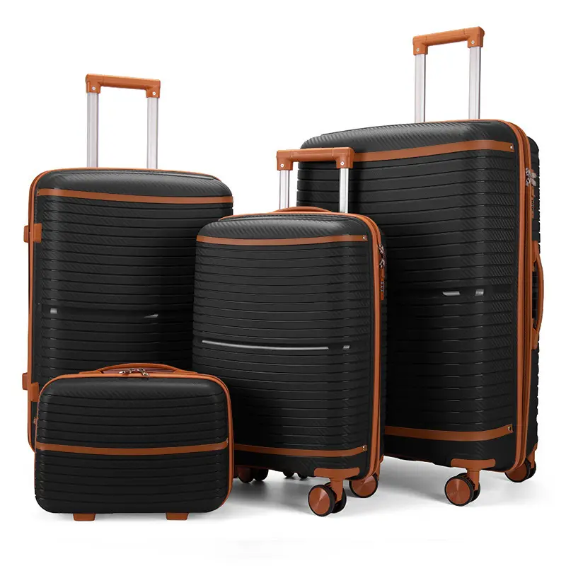 (Cross-border trading), capacious explosion-proof universal suitcase with zipper, 24 inch — chobi 5