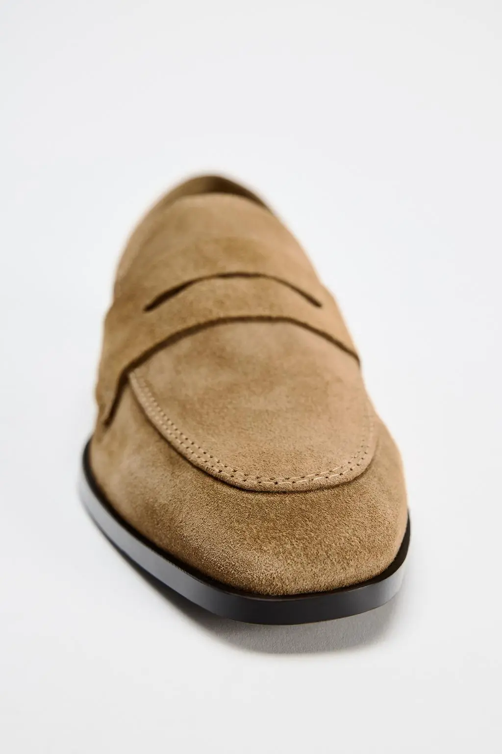 Zara, autumn brown shoes flat, casual loafers, autumn season 2026, round toe — chobi 4