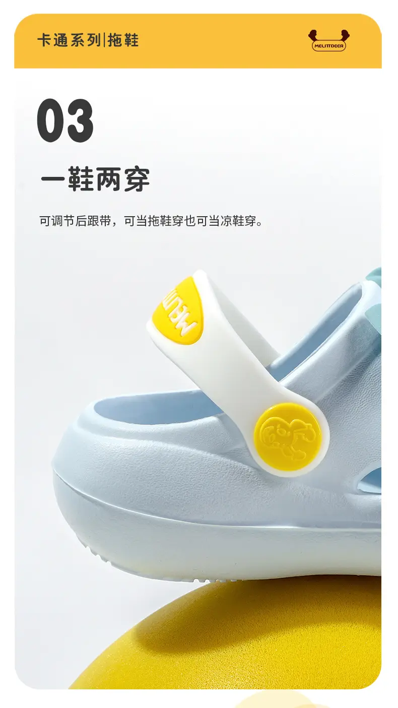 (Wholesale), children's fashionable cartoon Crocs-style slippers for boys, sandals, suitable for indoor and outdoor use, soft sole — chobi 9