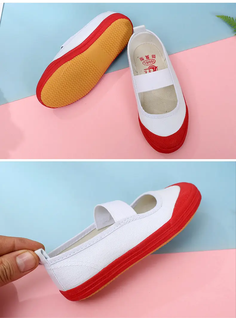Children's cloth breathable shoes, espadrilles for early age, white sneakers — chobi 17
