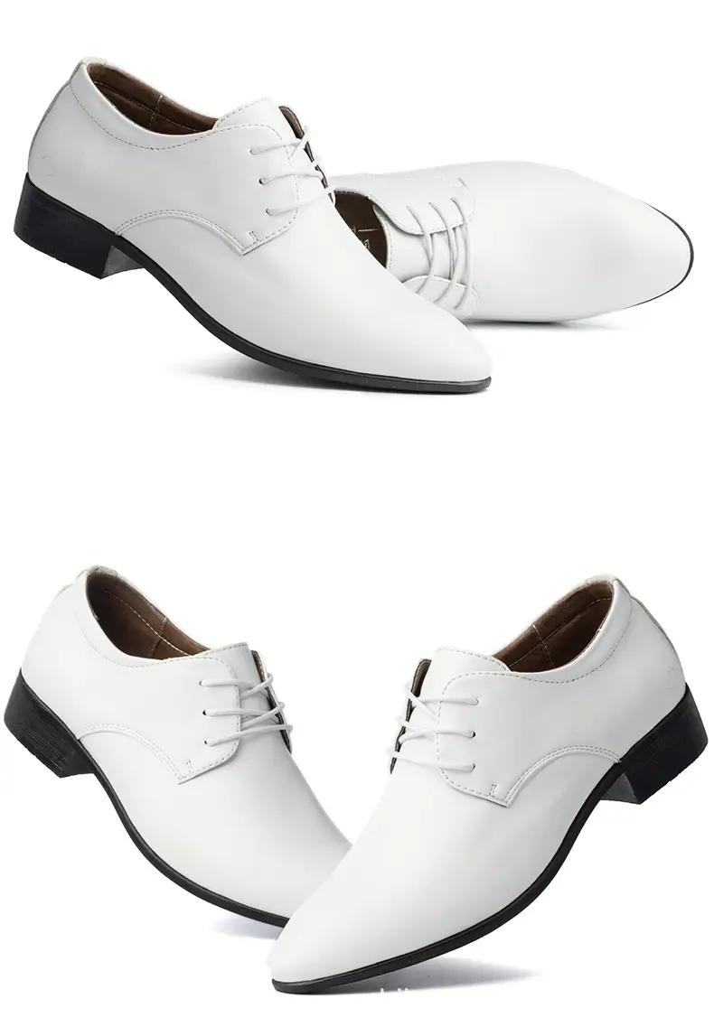 White shoes, men's breathable trend casual footwear, suitable for spring and autumn, Korean style, for performances — chobi 14