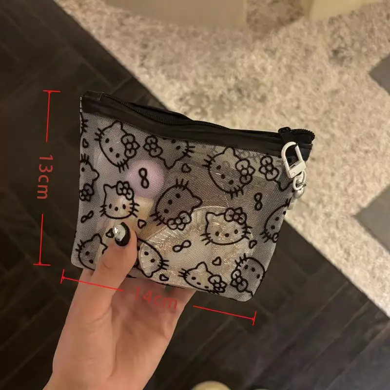 Small handheld cosmetic bag for traveling, organizer bag to go out, wallet — chobi 1