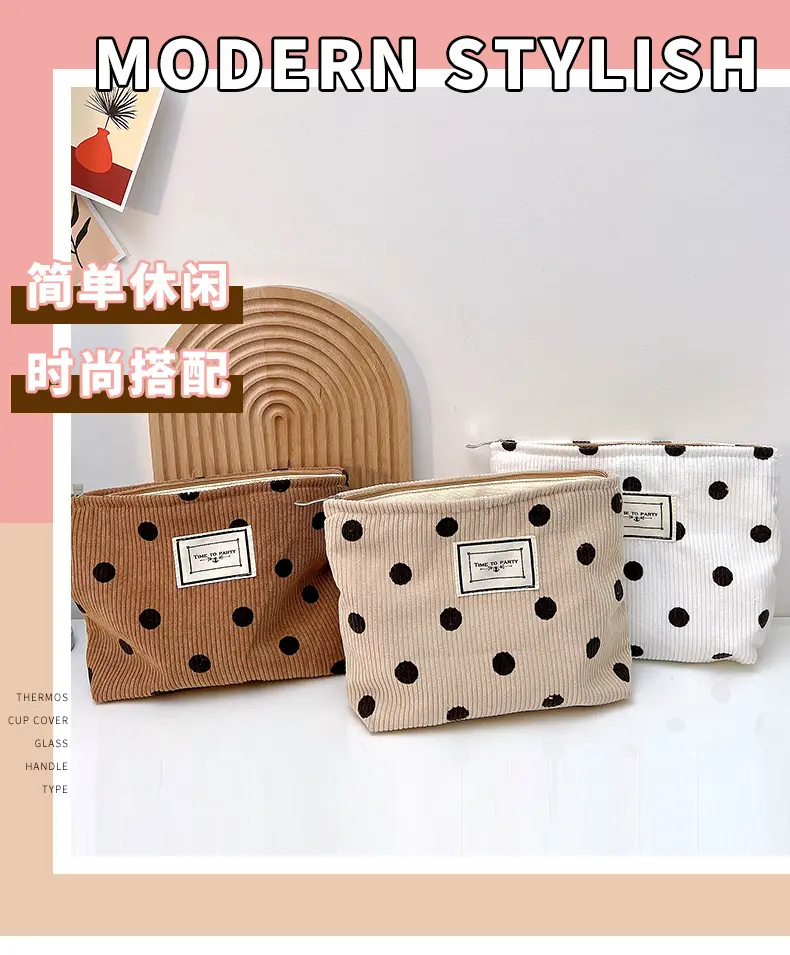 (Wholesale), retro cosmetic bag, storage system, handheld container for traveling — chobi 1