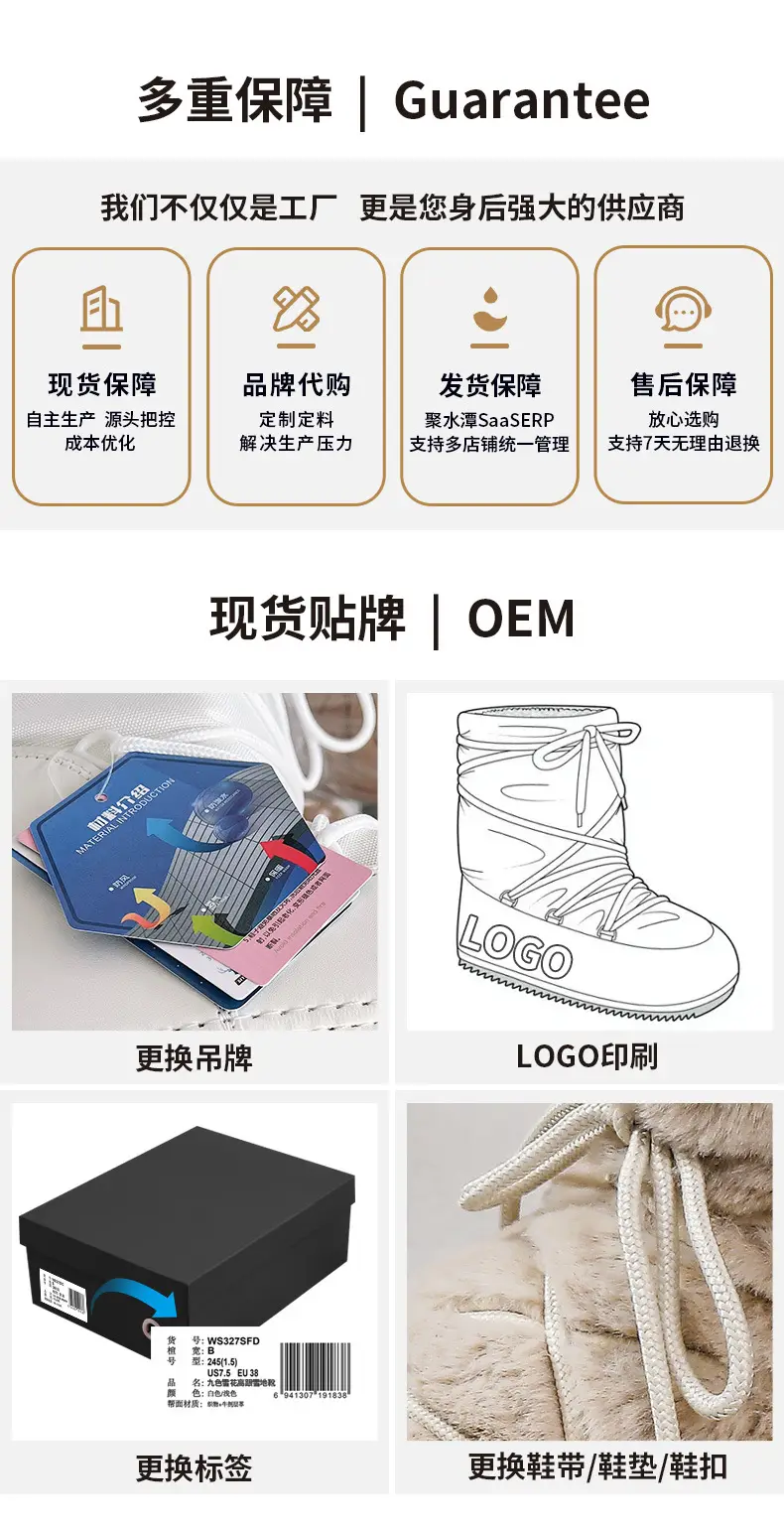 Warm home cotton shoes for the elderly in winter, warm for middle-aged and young people, short-tube zippers for men and women, easy to put on and take — chobi 23