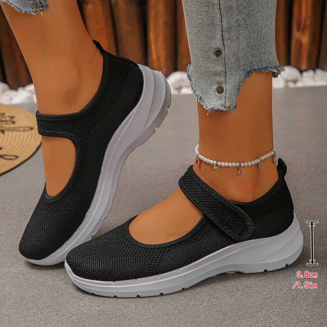 (Cross-border trading), Mary Jane shoes, breathable shoes, lightweight sneakers low-cut, casual women's walking shoes, plus size, for middle age, made — chobi 12