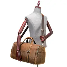 (Wholesale), universal travel bag wet and dry separation, one-shoulder bag one shoulder, genuine leather — chobi 4