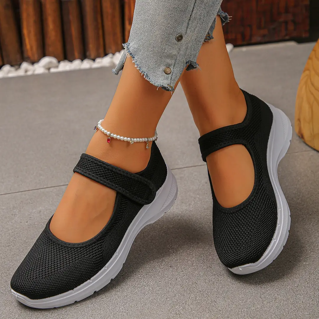 (Cross-border trading), Mary Jane shoes, breathable shoes, lightweight sneakers low-cut, casual women's walking shoes, plus size, for middle age, made — chobi 11