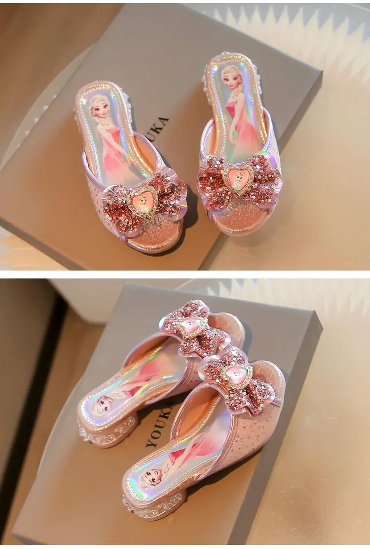 Summer mule, children's women's slippers, non-slip sandals, princess style, western style, suitable for outdoor wear — chobi 9