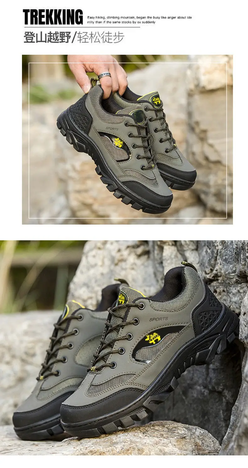 Casual sneakers all-season outside climbing, breathable shoes, plus size, for running — chobi 19