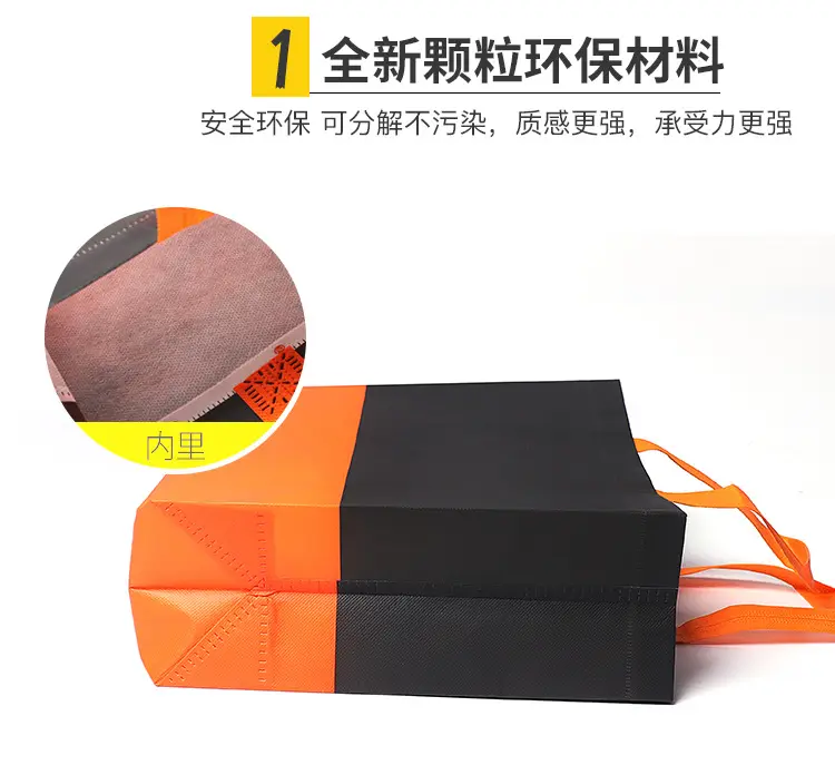 (Wholesale), cloth bag non-woven cloth, handheld folding shopping bag, three dimensional pack — chobi 7
