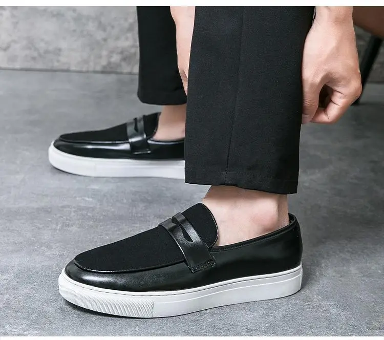 (Wholesale), men's summer shoes English style, breathable universal casual loafers, British style, 2024 years — chobi 7