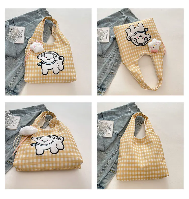 Cute cartoon universal shoulder bag to go out, one-shoulder bag — chobi 12