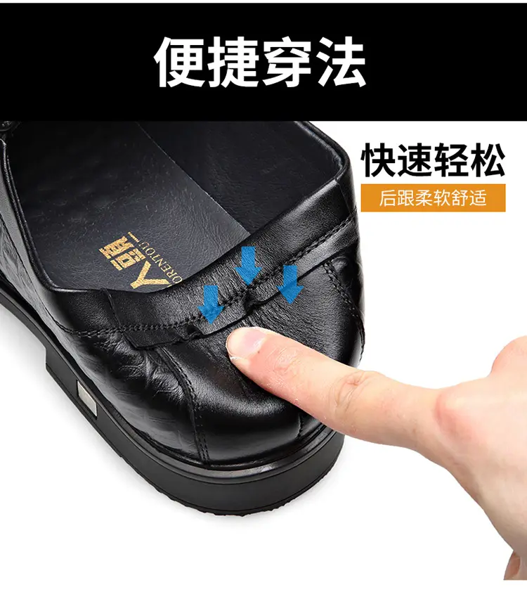 Men's human head, leather casual wedding shoes, crocodile print, genuine leather, cowhide — chobi 8