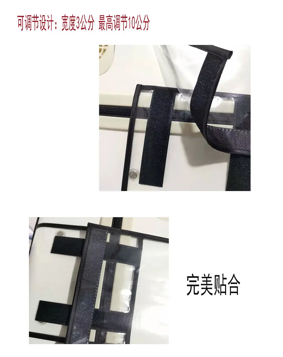 Suitcase, waterproof luggage protective case for traveling, wear-resistant dustproof box, transparent dust cover PVC, (Physicals), increased thickness — chobi 13