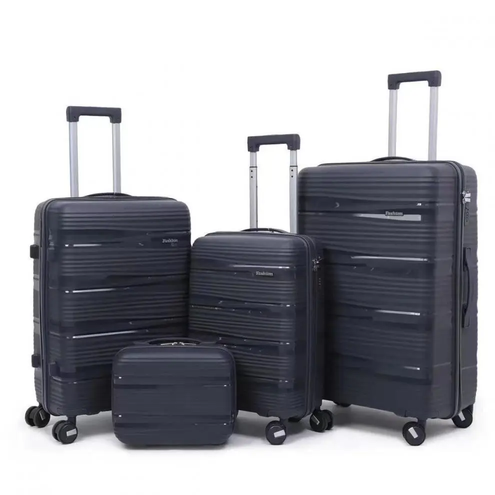(Cross-border trading), universal ultra light capacious suitcase on wheels with zipper — chobi 13