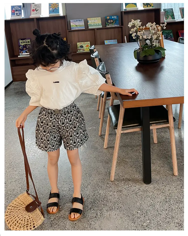 Summer children's beach woven fashionable sandals open toe, spring 2026 collection, Korean style, soft sole, princess style — chobi 6