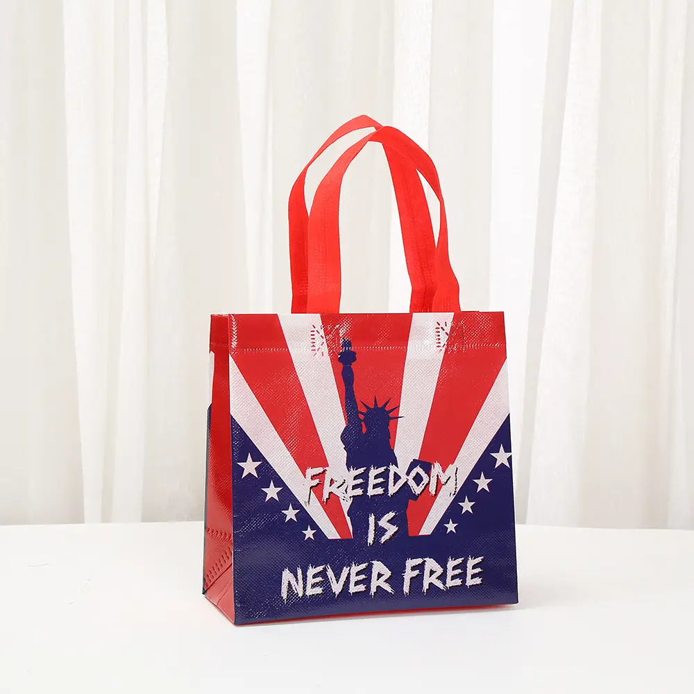 Three dimensional waterproof bag, pack, linen bag non-woven cloth, shopping bag, USA, Birthday gift — chobi 6