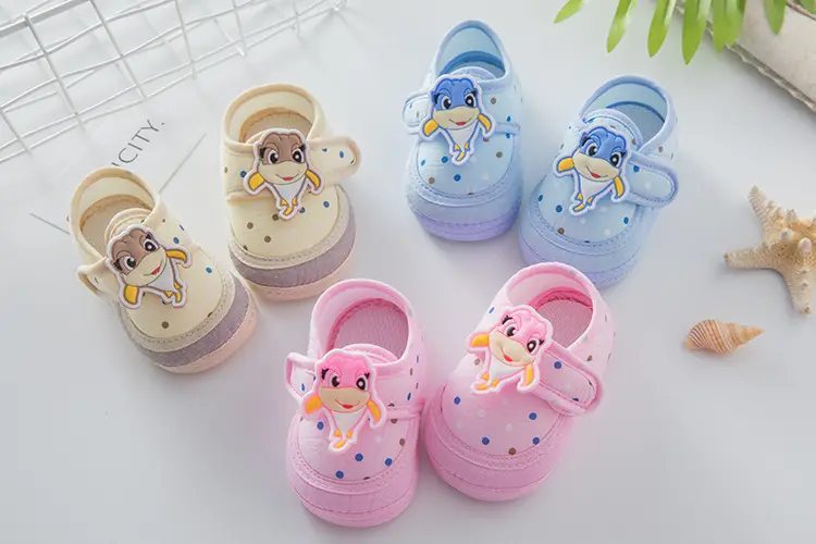 Spot hot baby shoes anti-slip toddler shoes beef tendon soft sole baby shoes children's shoes newborn shoes baby full moon shoes — chobi 37