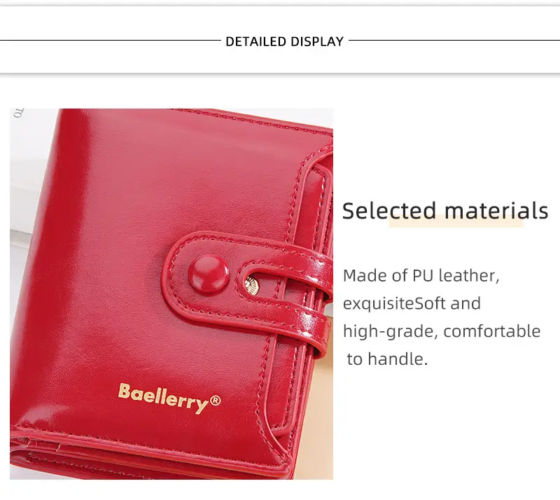 Wallet, shoulder bag, short brand card holder, high-quality style — chobi 28
