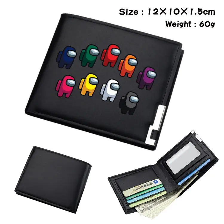 Wallet for men and women, polyurethane short card holder — chobi 4
