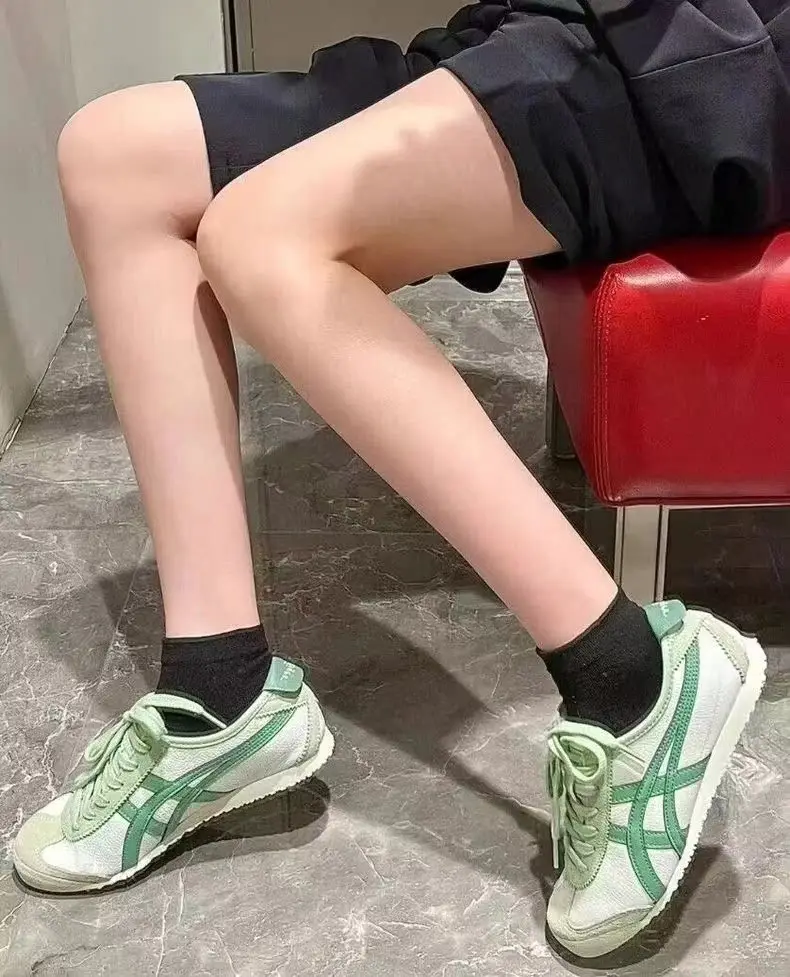 Cross-border Onizuka official website onslaught tiger flagship men's and women's one-step lazy moral training Forrest Gump white shoes — chobi 21