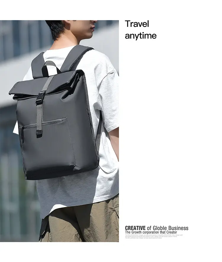 Capacious backpack, laptop, travel bag, 15.6 inch, business version — chobi 17