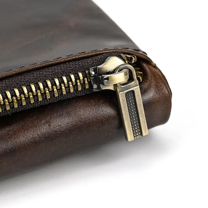 Retro leather wallet for leisure, Amazon, genuine leather — chobi 24