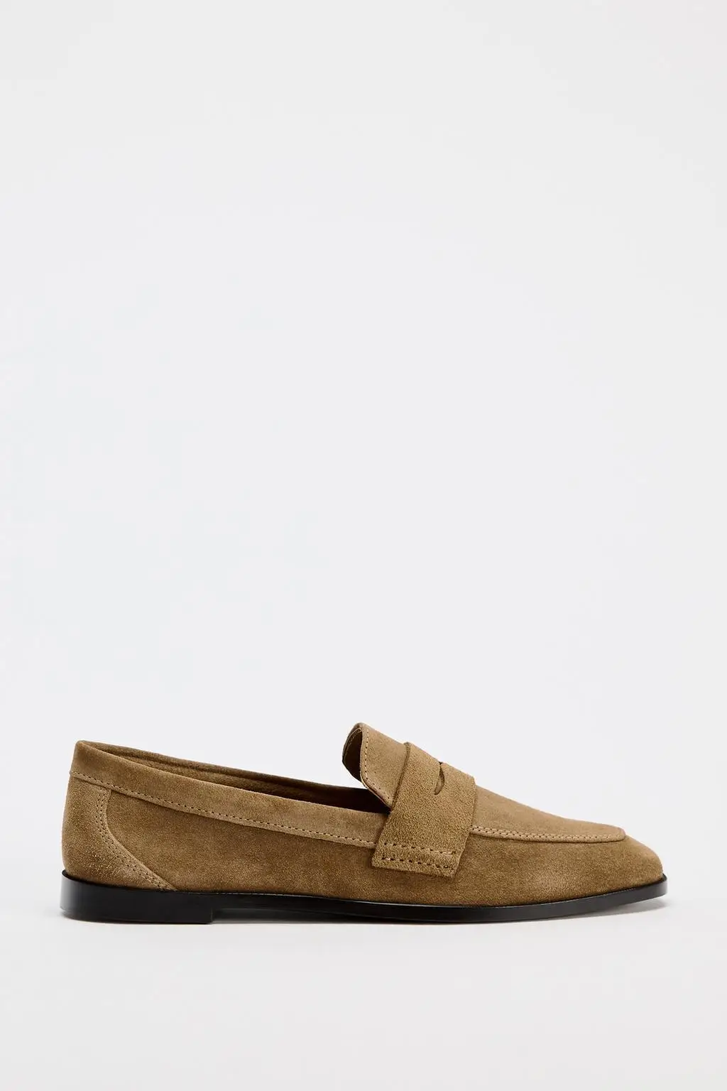 Zara, autumn brown shoes flat, casual loafers, autumn season 2026, round toe — chobi 2