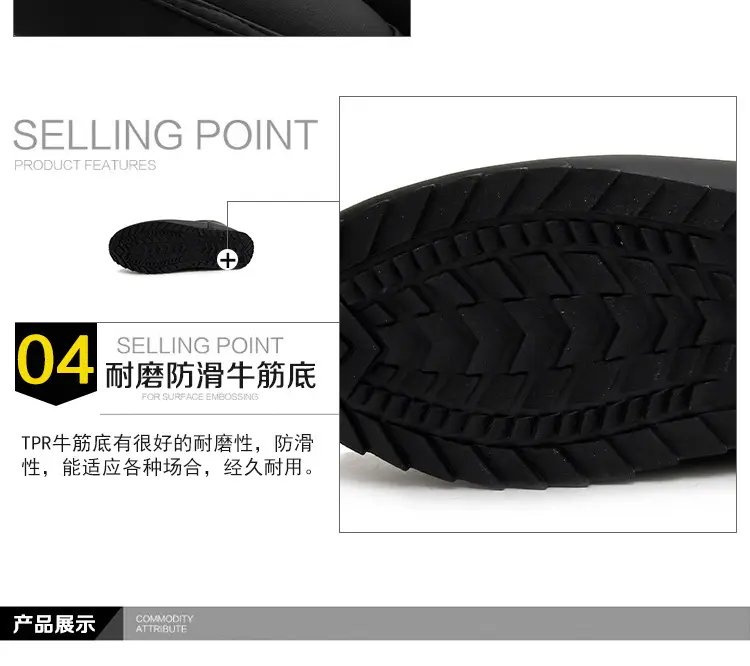 Warm home cotton shoes for the elderly in winter, warm for middle-aged and young people, short-tube zippers for men and women, easy to put on and take — chobi 15