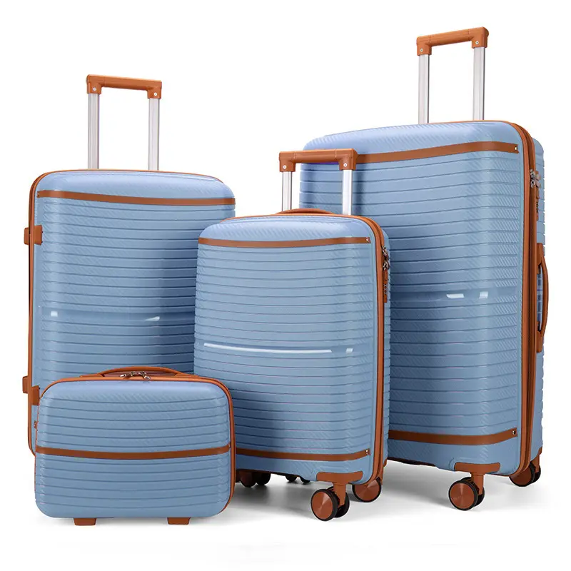(Cross-border trading), capacious explosion-proof universal suitcase with zipper, 24 inch — chobi 2