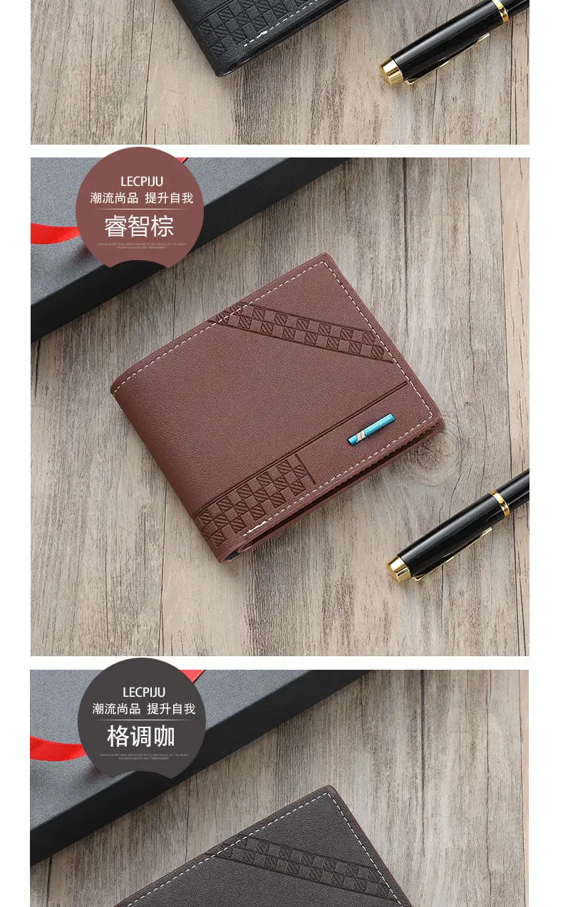 Men's retro fashionable capacious wallet — chobi 6