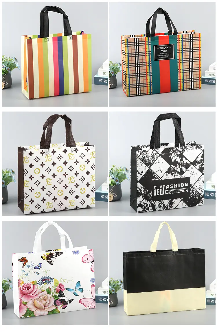 Cloth bag non-woven cloth, shopping bag, linen bag, storage bag, Birthday gift, with your logo imprint — chobi 9